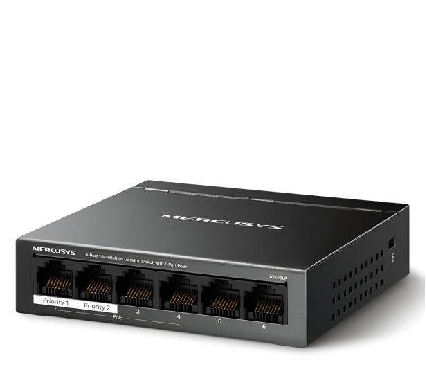 Mercusys MS106LP (6x10/100Mbit) 4xPoE+ - 1321863 - zdjęcie 2